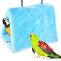 MOACC Winter Warm Bird Nest House Shed Hut Hanging Hammock Finch Cage Plush by MOACC