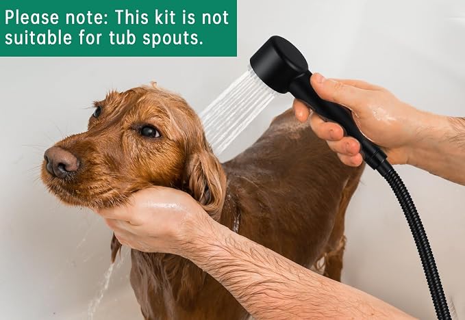 3 Mode Dog Shower Attachment, High Pressure Handheld Sprayer - Image 2