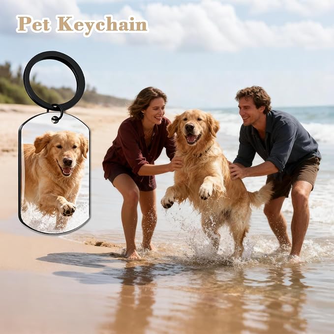 QYH Custom Memorial Dog Keychain - Image 6