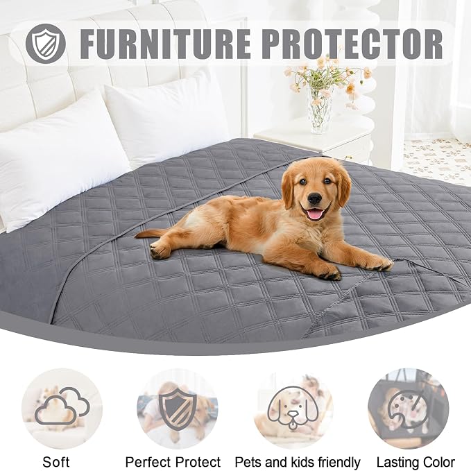Smiry Waterproof Dog Bed Cover Blanket 30x53, Soft Reversible Pet Blanket - Image 8