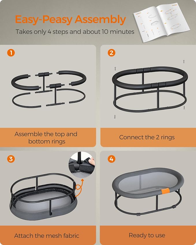 Feandrea Pet Bed, Cat Hammock, Elevated Cat Bed - Image 7