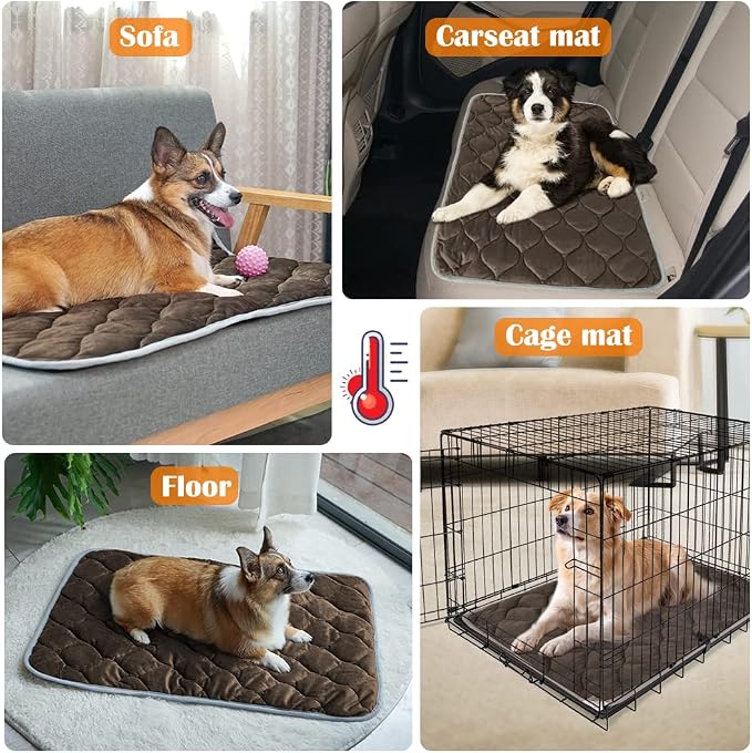 ULIGOTA Self Warming Cat Bed Self Heating Cat Mat Thermal Pet Bed Mat - Image 6