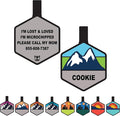 Silent Dog Tag Personalized by PetANTastic