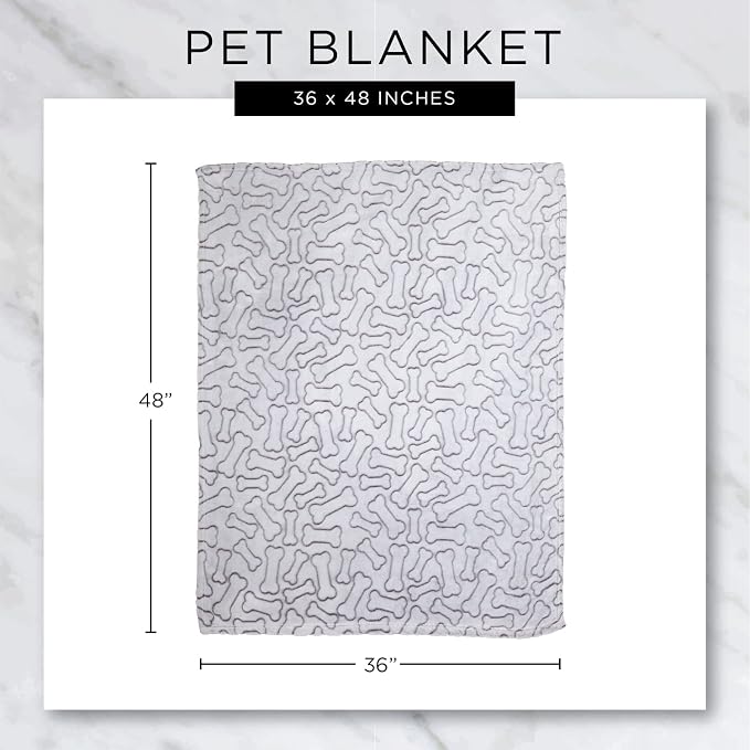 Bone Dry Embossed Bone Collection, Pet Blanket - Image 6
