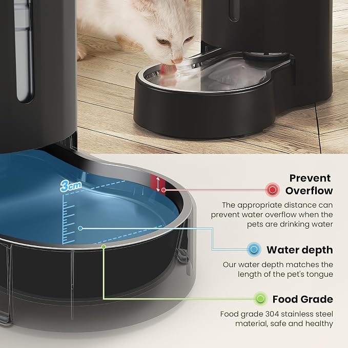 CZPET Elevated Dog Water Bowl Dispenser 8L - Image 6