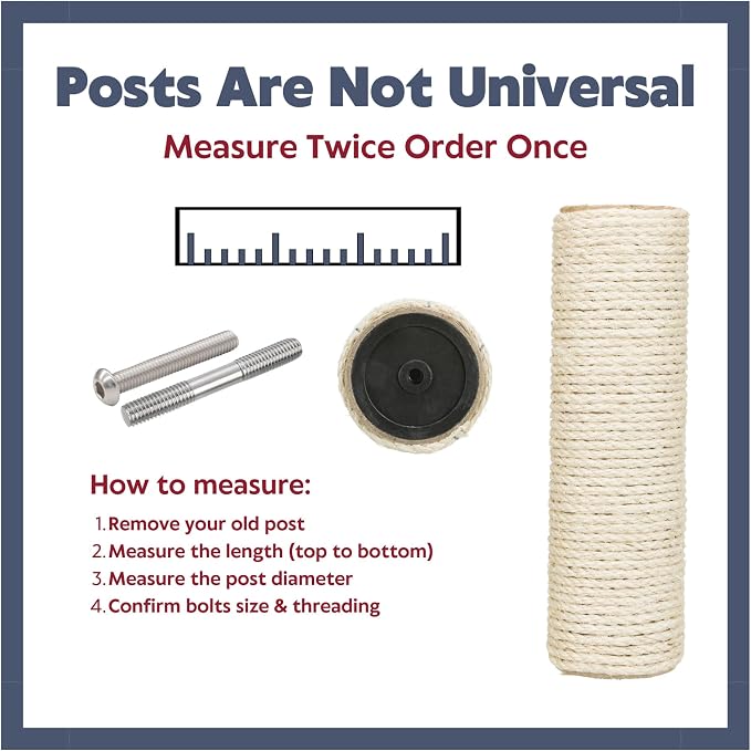 TRIXIE Replacement Sisal Post for Cat Scratching Posts, Backup Scratcher for - Image 4