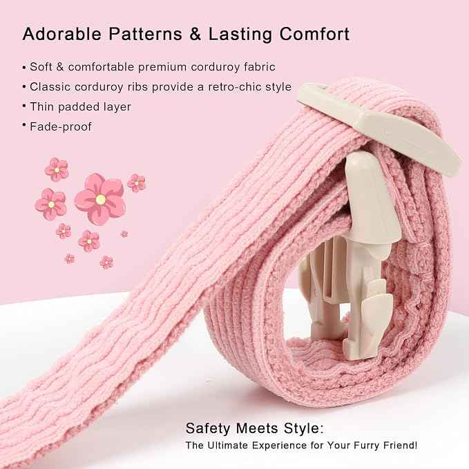Cute Corduroy Dog Collar