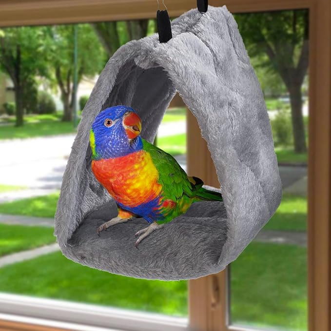 Warm Bird Nest House, Bird Bed for Cage Accessories, Parakeet Toys Hammock - Image 4