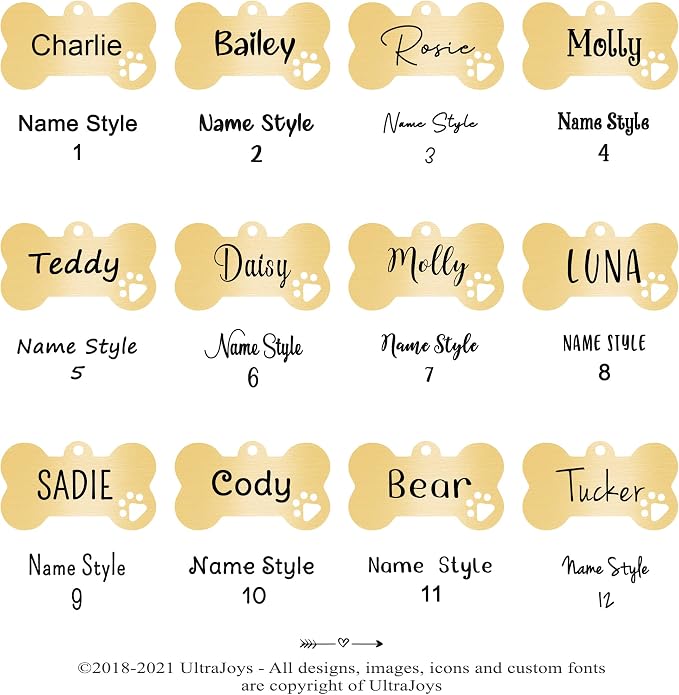 Ultra Joys Dog Tags Personalized - Image 4