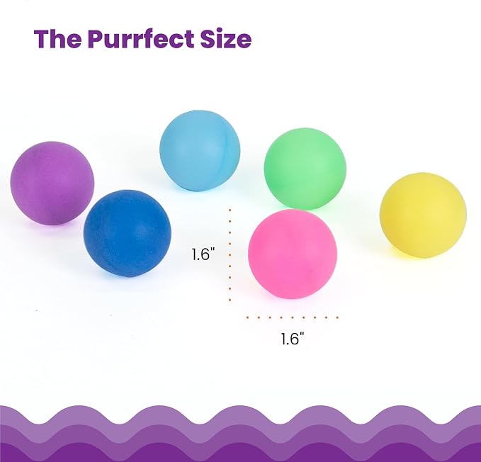 Catstages Replacement Balls for Cat Track Toys, 6 Pack - Image 5