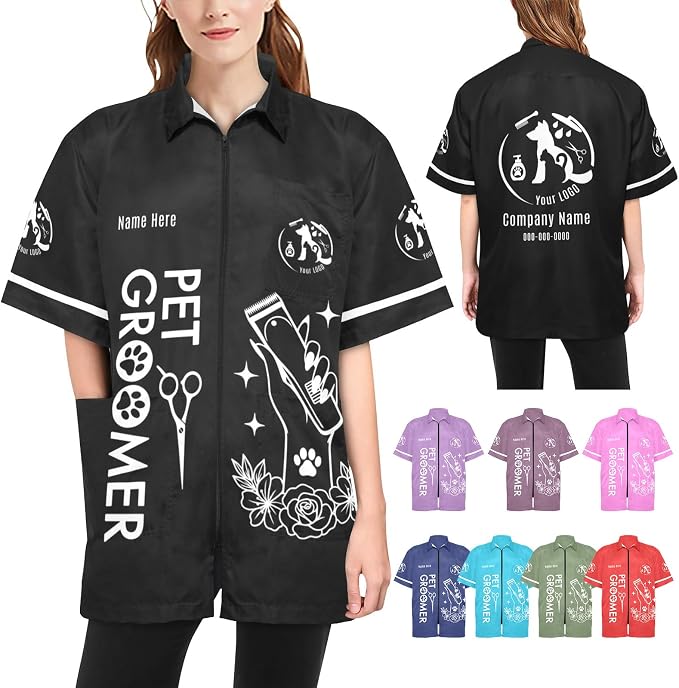 Custom Pet Grooming Jackets by Unknown