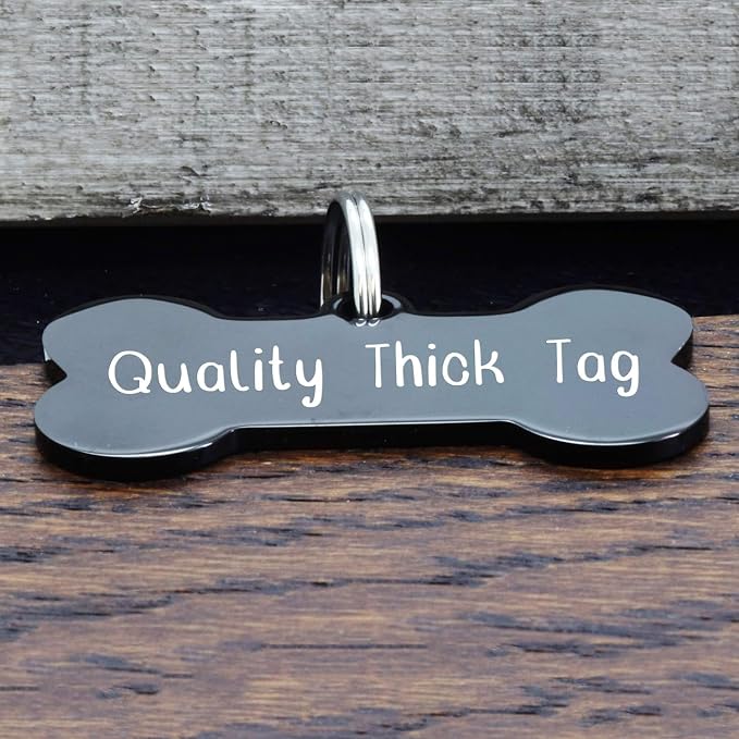 Ultra Joys Stainless Steel Pet ID Tag Dog Name Tags Personalized Front and Back - Image 5