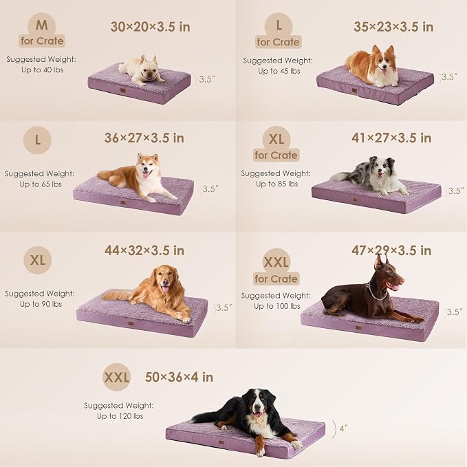 EHEYCIGA Orthopedic Medium Dog Beds - Image 2