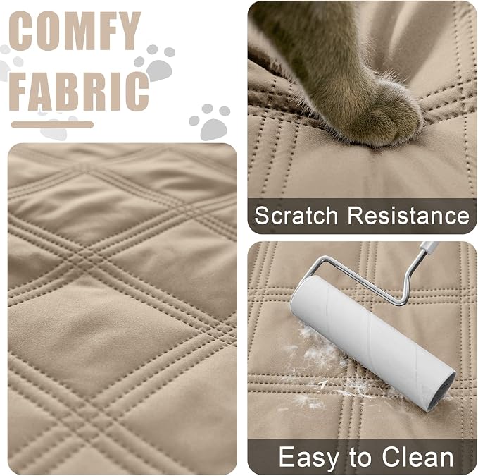 Smiry Waterproof Dog Bed Cover Blanket 82x102, Soft Reversible Pet Blanket - Image 4