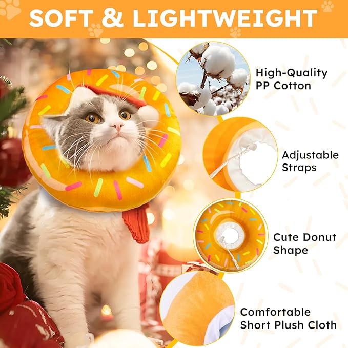 Cat Cone Collar Soft, Cat Recovery Collar - Image 6