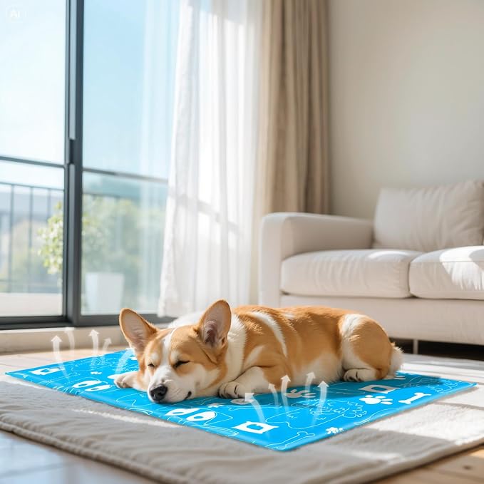 Ownpets Dog Cooling Mat, Large 39"x 23" Instant Cooling Pet Pad, Thickened - Image 3