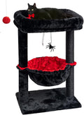 SYANDLVY Gothic Cat Tree with Coffin Bed by SYANDLVY