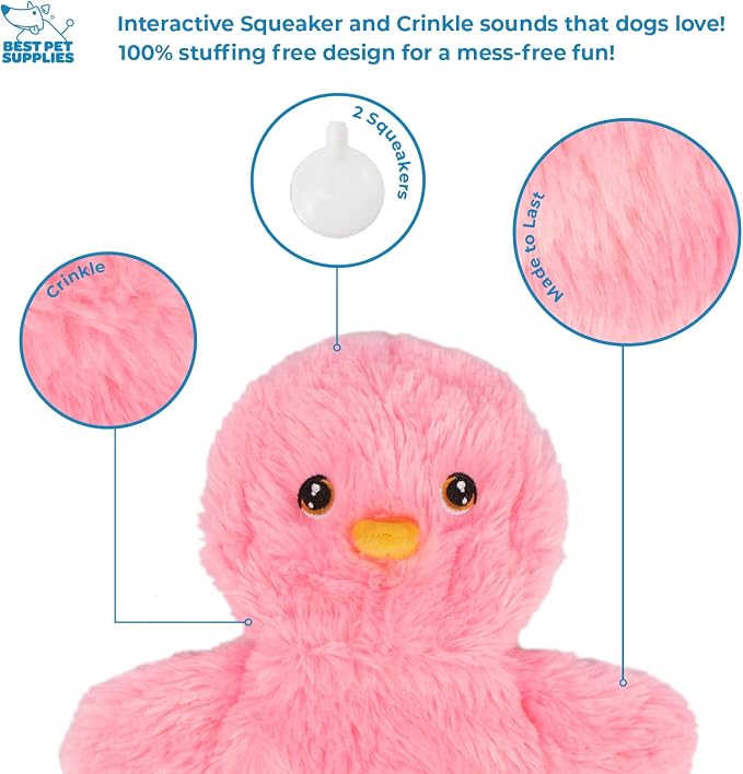 Best Pet Supplies Interactive Squeaky Dog Chew Toy, Ideal Dog Toys - Image 5