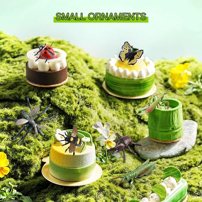 20Pcs Insect Toy Fake Plastic Bugs Figures - Image 3