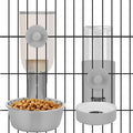 Yummy Sam Hanging Cage Automatic Small Pet Food Bowl Water Bottle Dispenser by YummySam