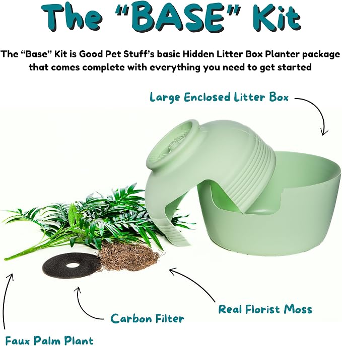 Good Pet Stuff Hidden Litter Box Planter, Decorative Cat Litter Enclosure - Image 6