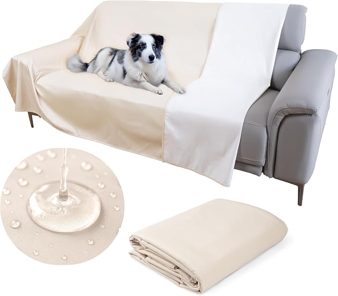 SILLY LEGACY Thin Reversible Waterproof Protective Bed Cover, - Image 2