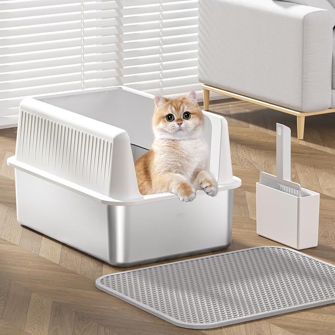 Stainless Steel Cat Litter Box - Image 6