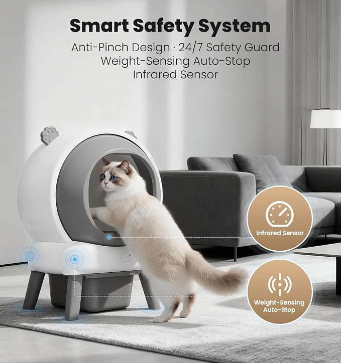 Self Cleaning Litter Box for Multiple Cats, Automatic Litter Box - Image 3