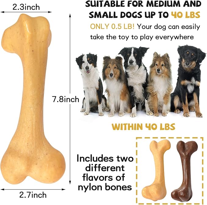 Aggressive Chew Toys, Nylon Bones, Indestructible Toys - Image 2