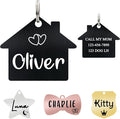 Ultra Joys Cat ID Tag Personalized Pet Tags, Durable Stainless Steel Small Pet by UltraJoys