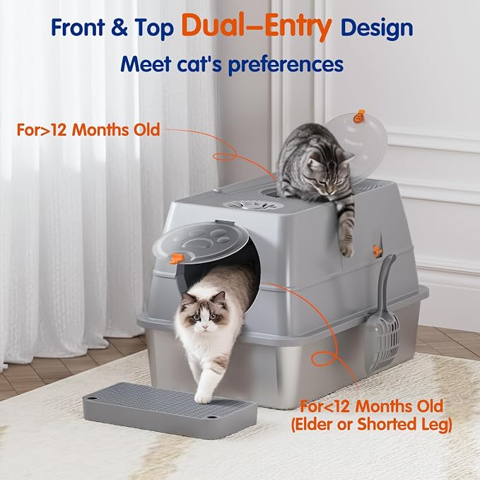 Stainless Steel Litter Box - Image 3