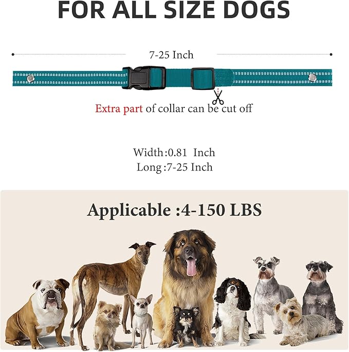 Collar Replacement Strap, Reflective Replacement Nylon Collar Strap Dog GPS - Image 7
