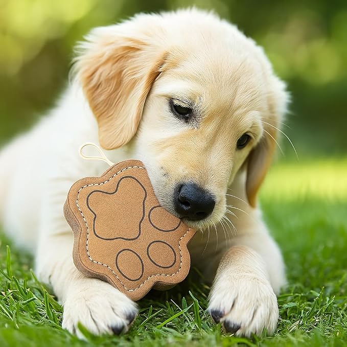 Natural Jute Dog Chew Toy – Tough Paw-Shaped Puppy Teething Toy, Durable & Safe - Image 4