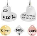 Ultra Joys Cat ID Tag Personalized Pet Tags, Durable Stainless Steel Small Pet by UltraJoys