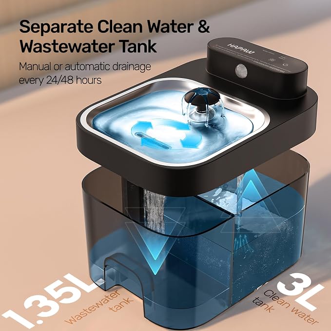 2026 Latest Cat Water Fountain, No Filter Cotton, App Monitoring Wastewater - Image 2