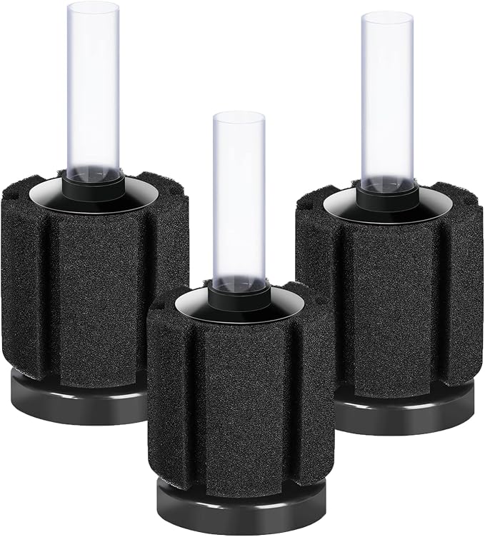 AQUANEAT 3 Pack Aquarium Bio Sponge Filter Breeding Fry Betta Shrimp Nano Fish by Aquaneat