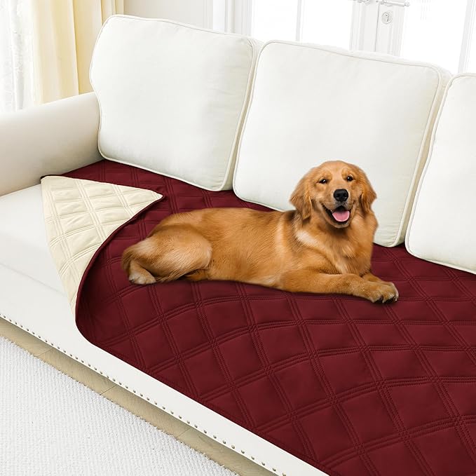 Smiry Waterproof Dog Bed Cover Blanket 40x80, Soft Reversible Pet Blanket by Smiry