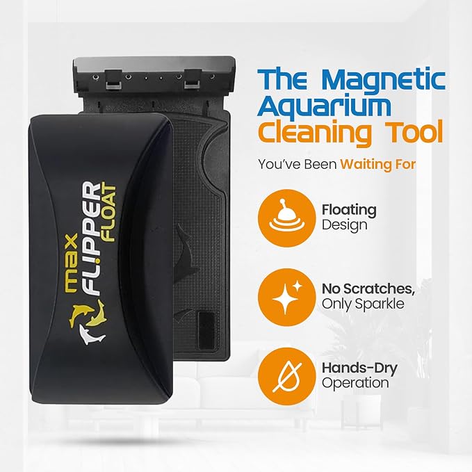 FLIPPER Max Magnetic Aquarium Cleaner – 2-in-1 Flip Scrubber and Scraper - Image 7