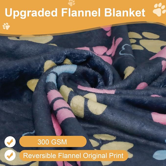 Dog Blankets for Large Dogs, Fuzzy Soft Pet Mat Throw Cover for Kennel Crate Bed - Image 5