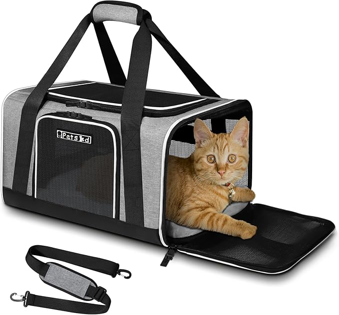 Petskd Pet Carrier 17x11x10.5 Delta American United Airline Approved, Pet by Petskd