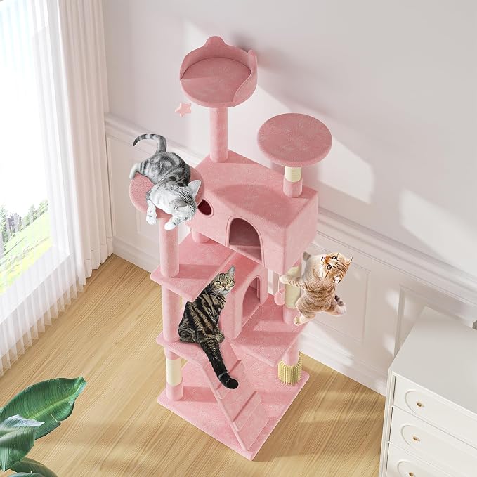 MoNiBloom 77 Inch Cat Tree Tower - Image 8