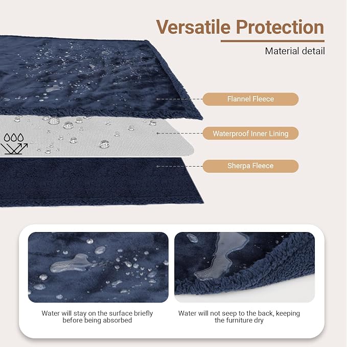 Waterproof Dog Blanket for Medium Dogs - Image 3