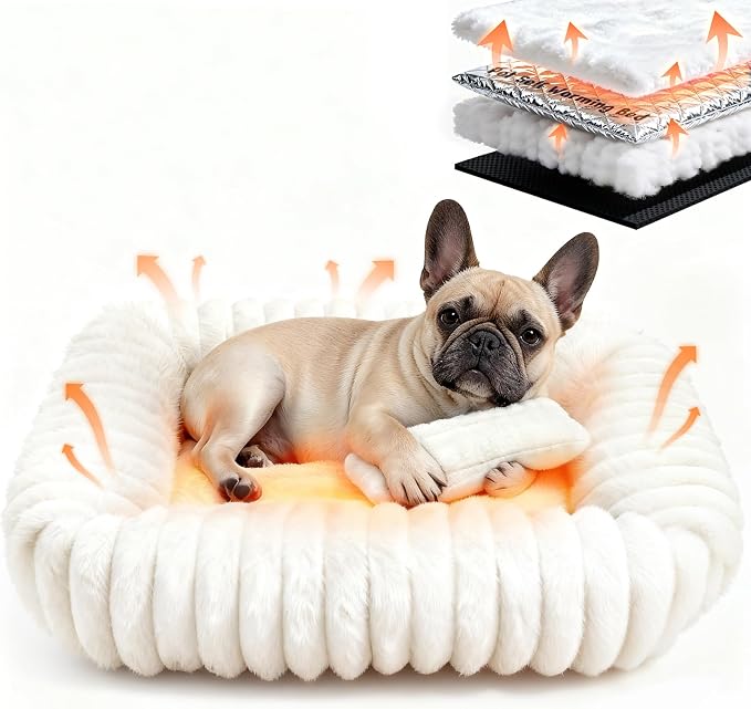Dog Bed for Small Medium Size Dog, Washable Self Warming Dog Cat Beds for by Unknown