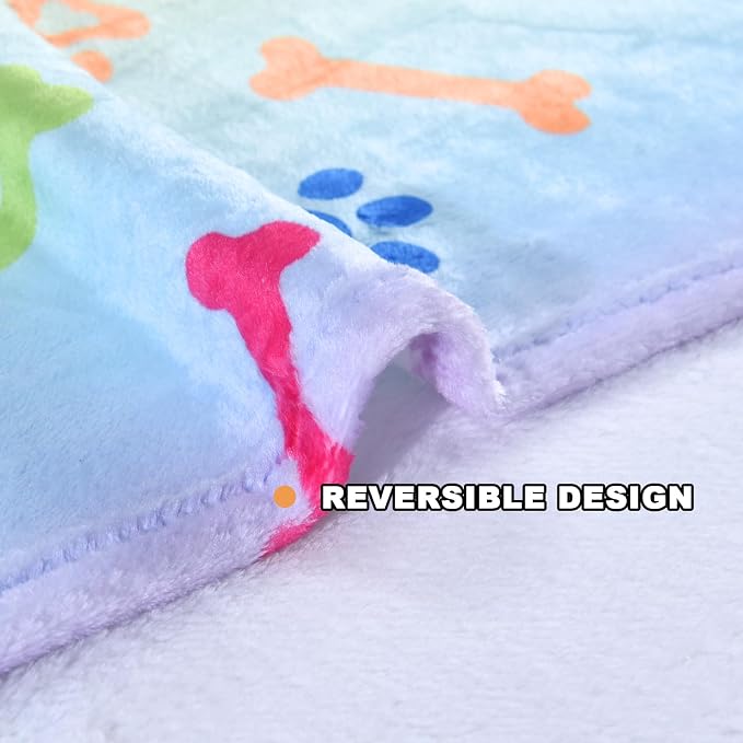 Dog Blanket, Super Soft Fluffy Premium Fleece Pet Puppy Blanket - Image 3