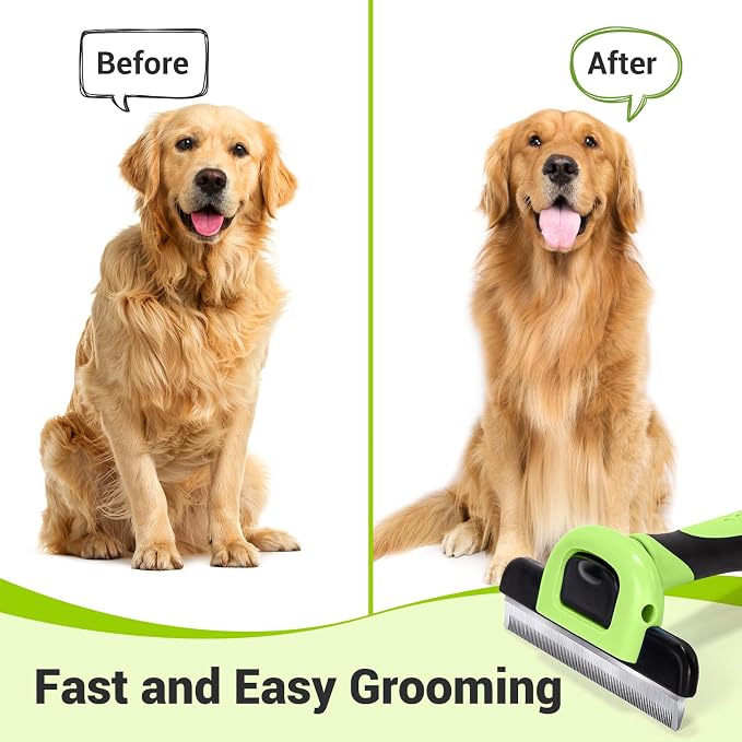 MIU COLOR Pet Grooming Brush, Deshedding Tool - Image 4