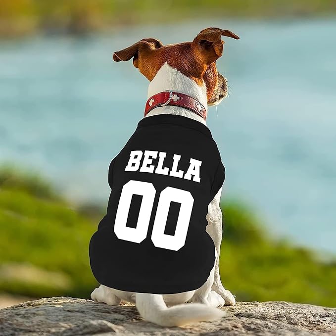 Customized Dog Jersey Shirt, Breathable Doggy Football Tee, Lightweight - Image 5