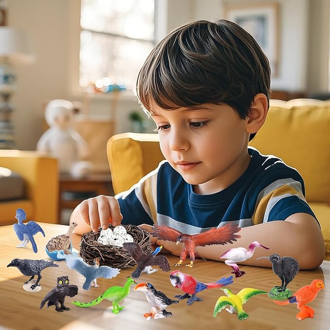 SIENON 23Pcs Birds Toys Playset - Image 7