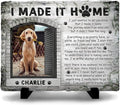 Personalized Polychromatic Rock Plaque: 'I Made It Home' by KILYHOME