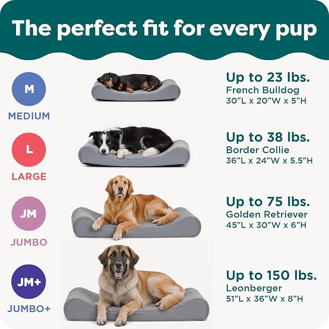 Furhaven Orthopedic Dog Bed for Extra Large Dogs w/ Removable Washable Cover - Image 6