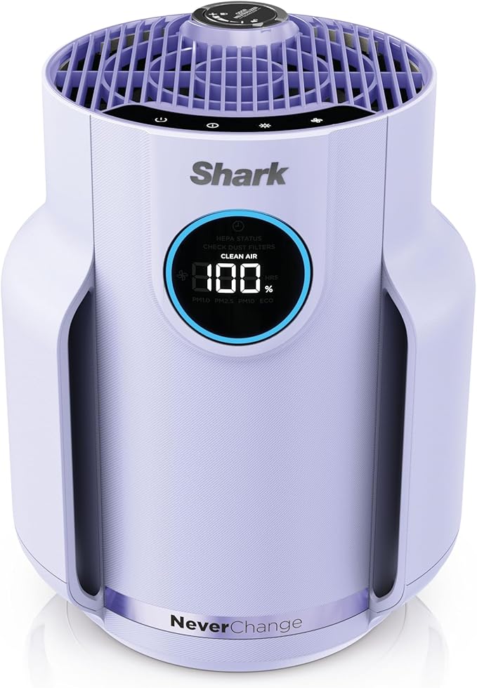 Shark Air Purifier for Home, NeverChange Compact Pro, for Bedroom, Home Office by Shark